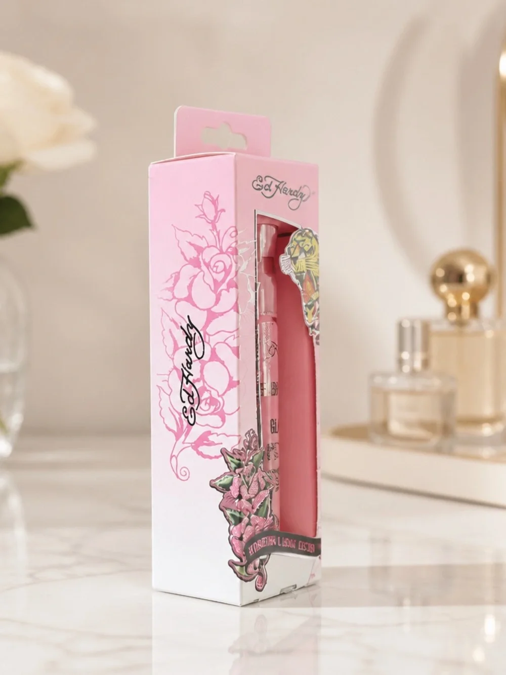 Ed Hardy Hydrating & Glowy Setting Spray 4.06 fl oz 120 mL